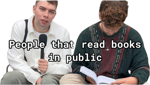 Cultural observations: people that read books in public /// Meditations for the Anxious Mind