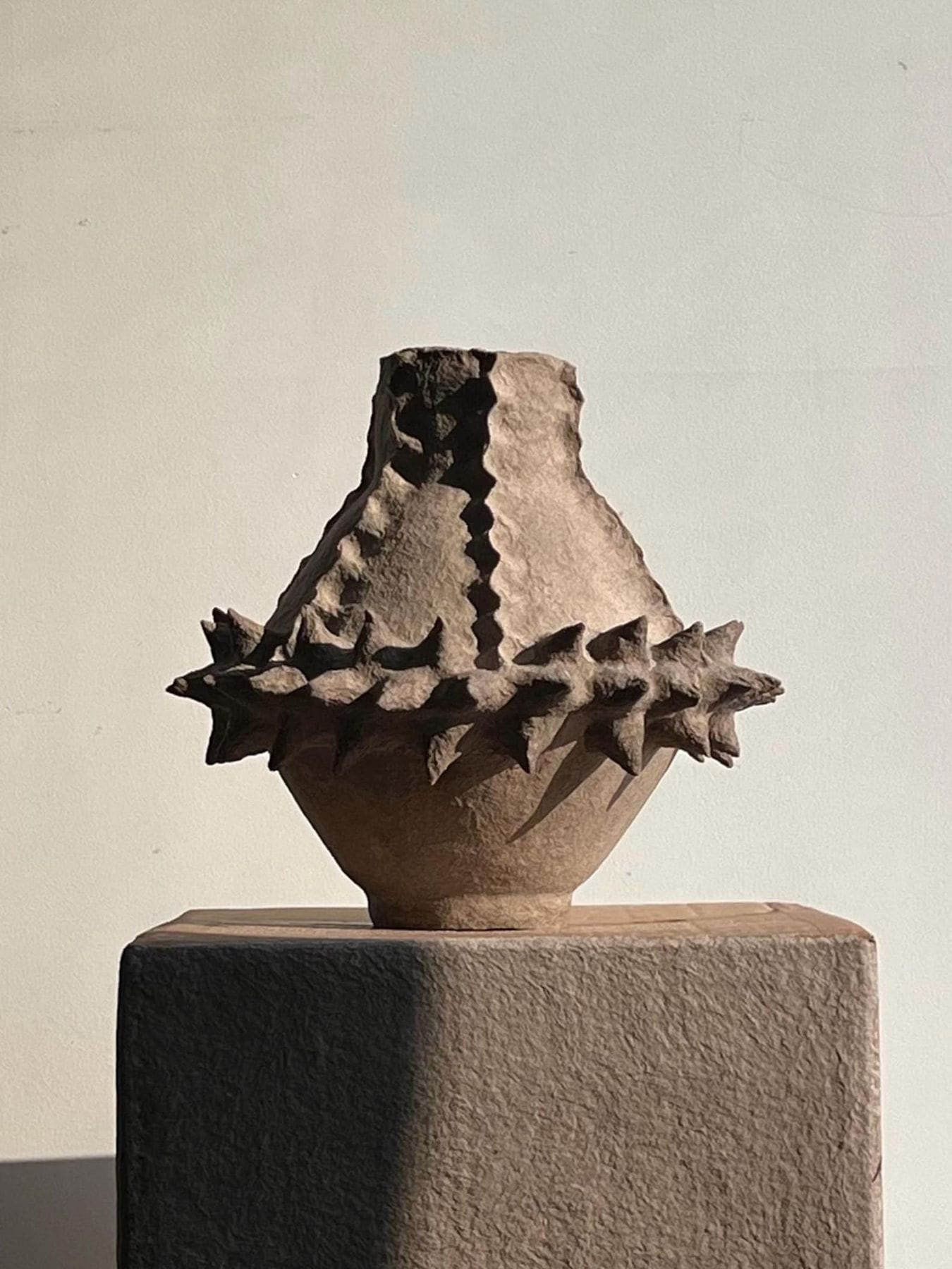 Terra Paper mache Vessel