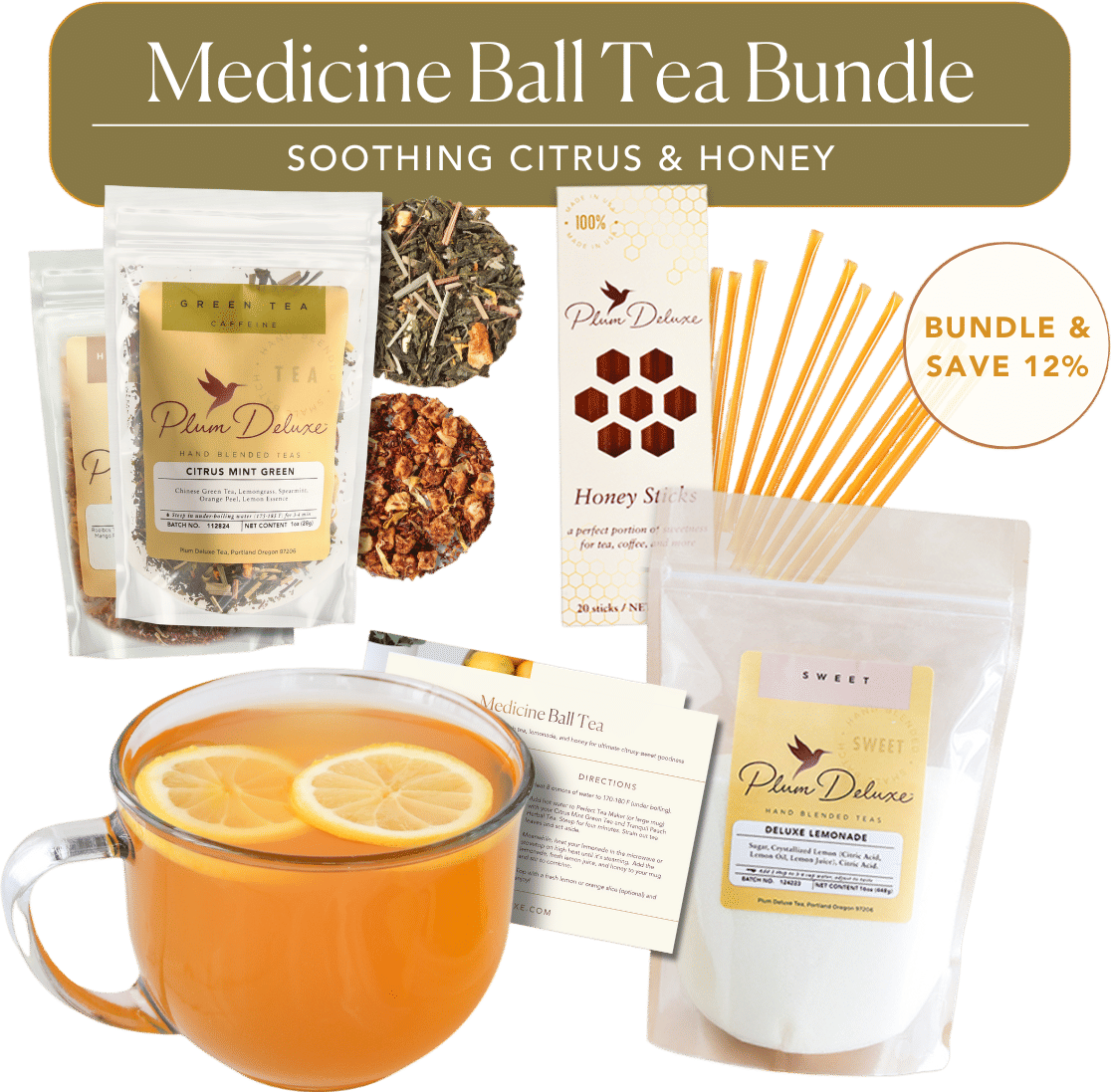 Medicine Ball Tea Bundle