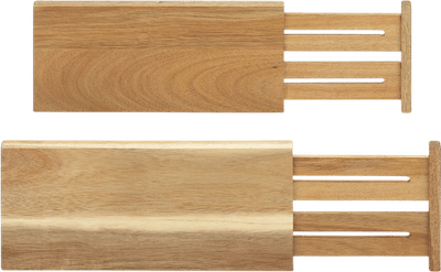 Adjustable Acacia Drawer Dividers