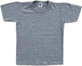 Soft 80's Heather Grey Soft Comfy Basic Tee Shirt T-Shirt / Youth Size