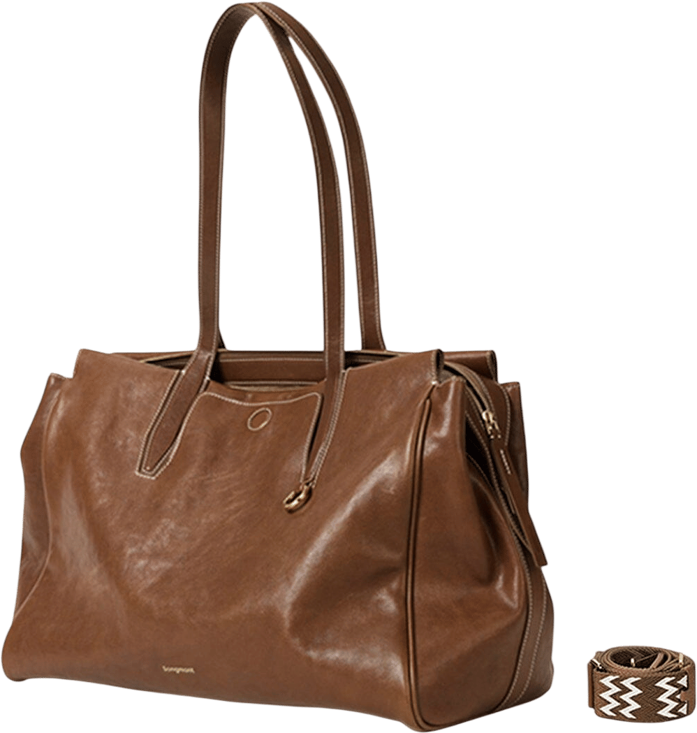 Medium Leather Duffle Bag