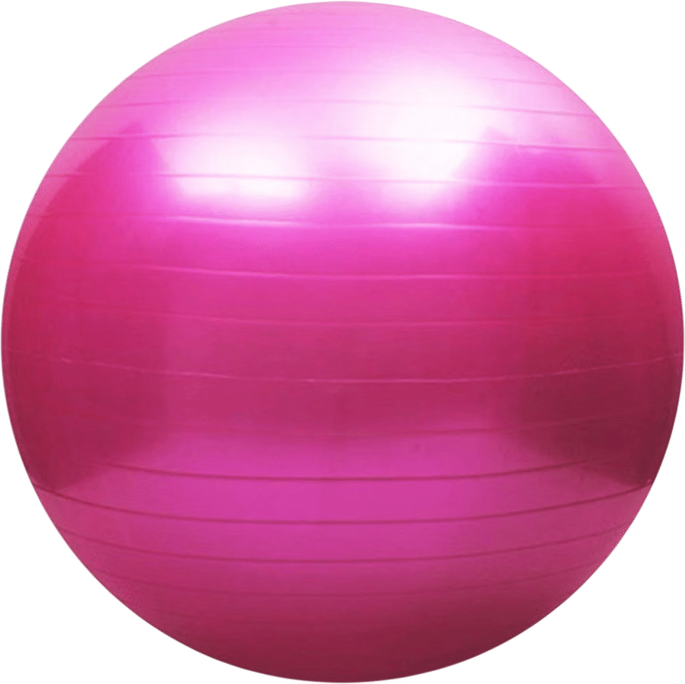Exercise ball for bouncing a baby