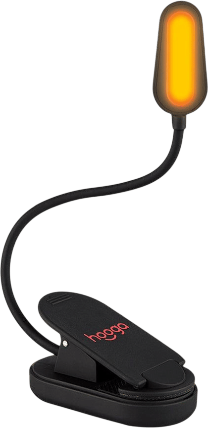 Amber Clip-On Book Light