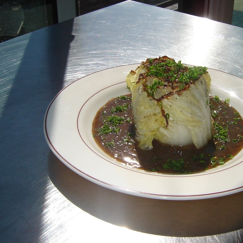 Cabbage + Peppercorn Sauce Recipe
