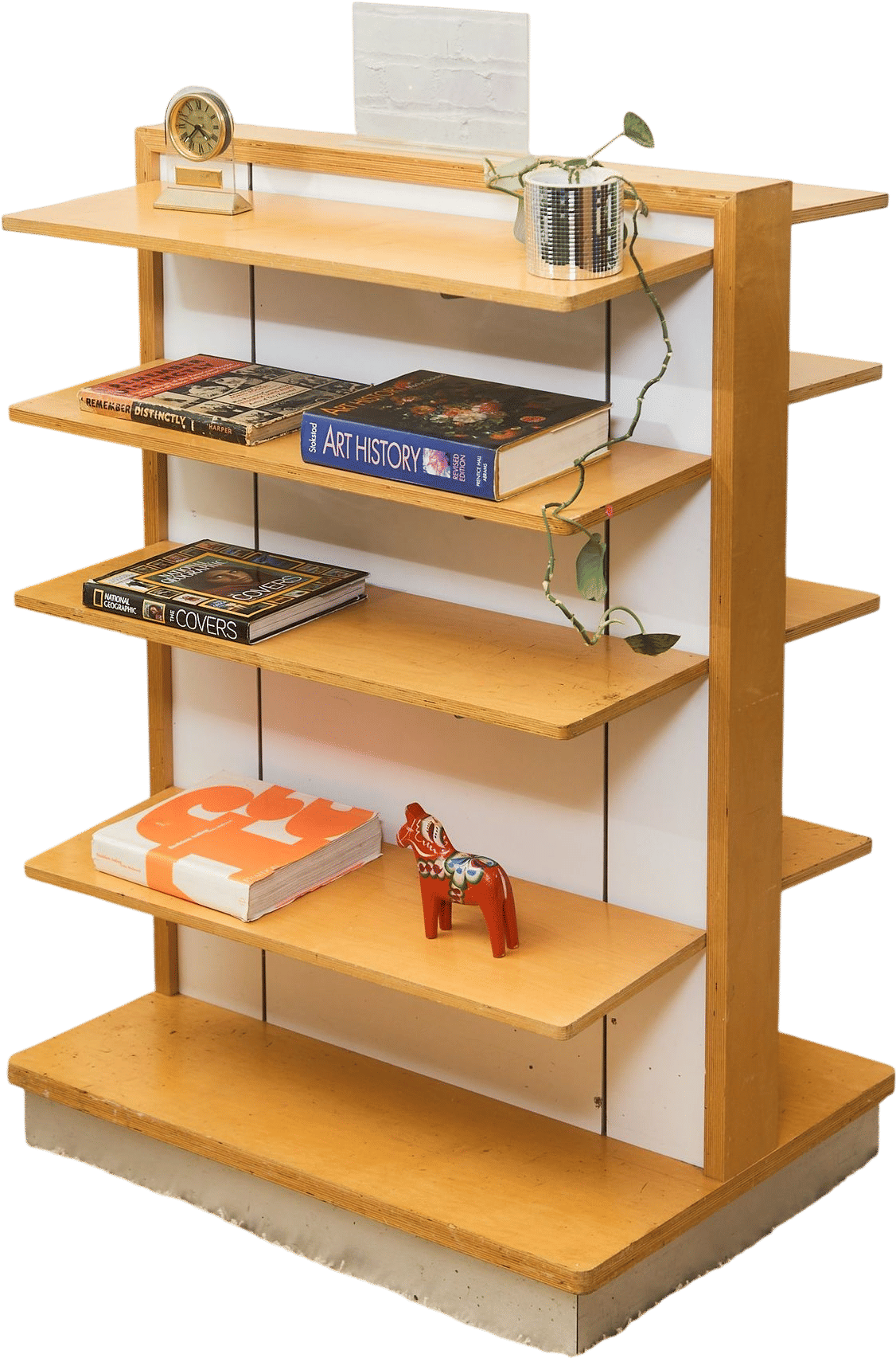 Double Sided Vintage Retail Shelf
