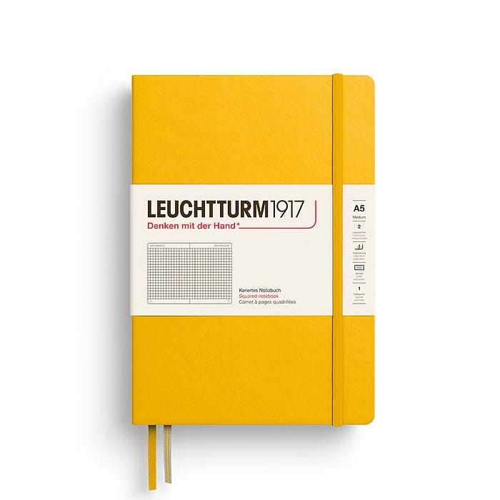 Leuchtturm1917 Notebook Medium (A5) Hardcover Sunflower Squared