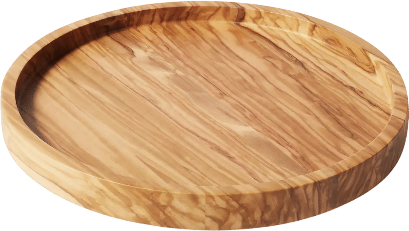 Italian Olivewood Lazy Susan