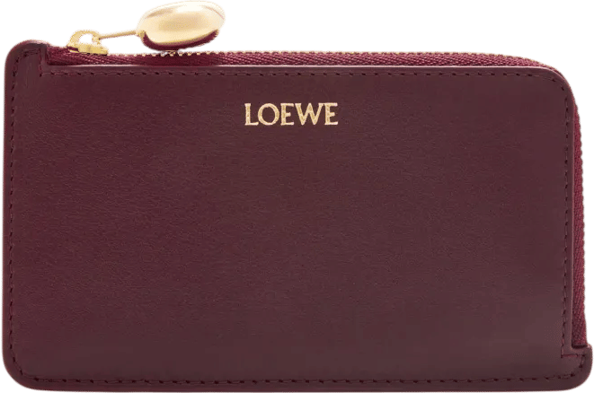 Loewe Pebble Coin Cardholder Red