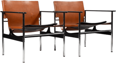 Charles Pollock Lounge Chairs
