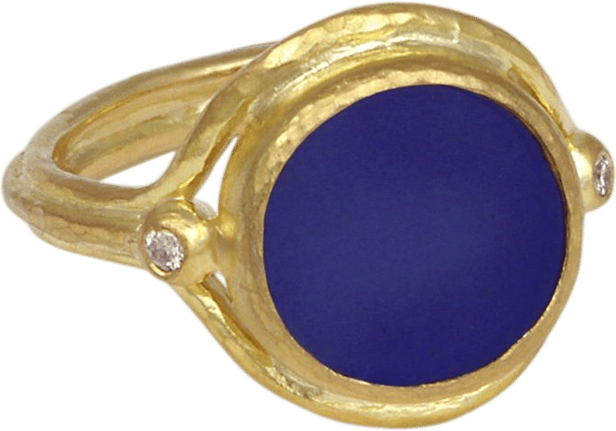 Heritage Tyana Ring Lapis Diamond