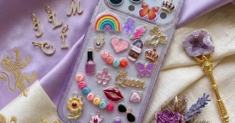 Shy Crafted custom charm phone cases
