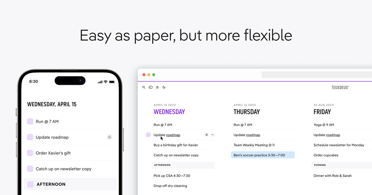 Teux Deux App