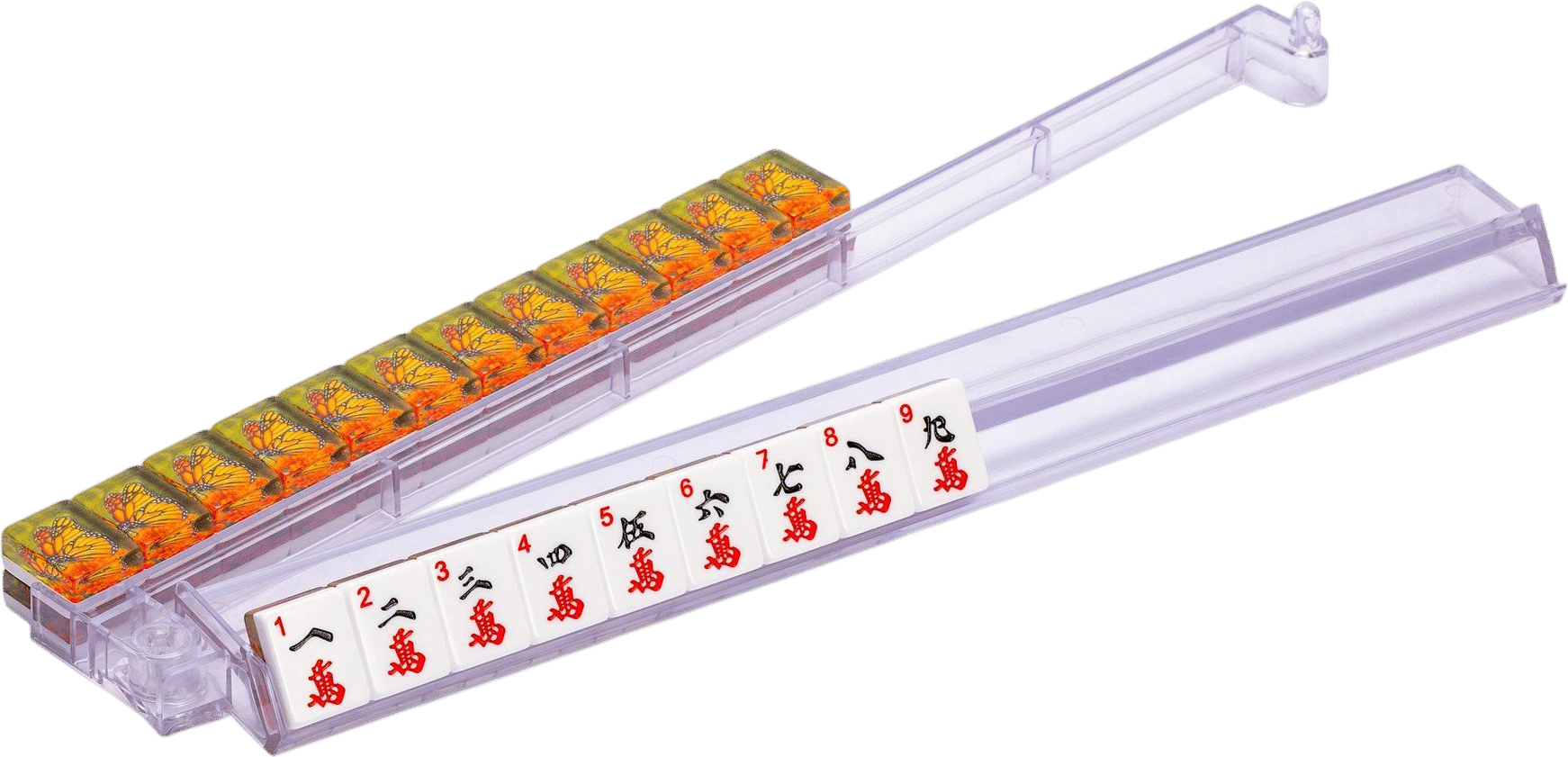 Modern Mahjong Racks with Built-in Pushers