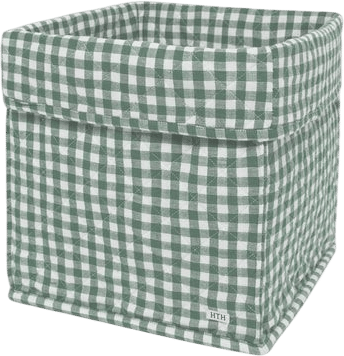 Gingham Storage Box