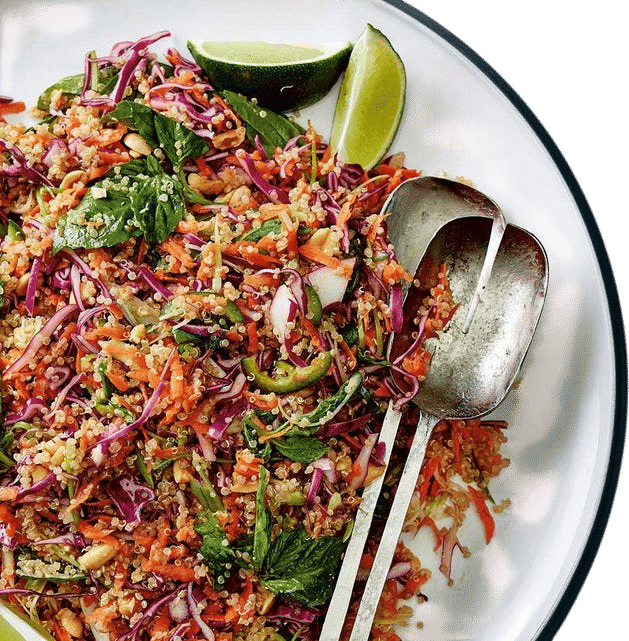 Thai quinoa salad from Run Fast, Eat Slow