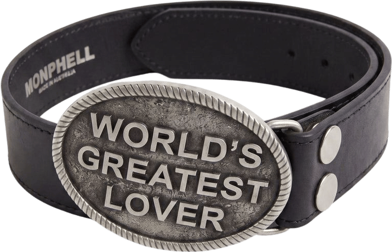 World's Greatest Lover belt