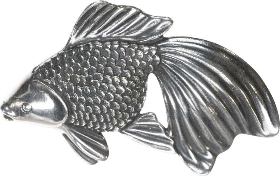 Retired James Avery fish pin in sterling