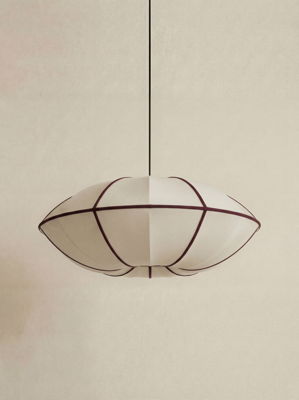 UFO Silk Pendant in Bordeaux by Oi Soi Oi