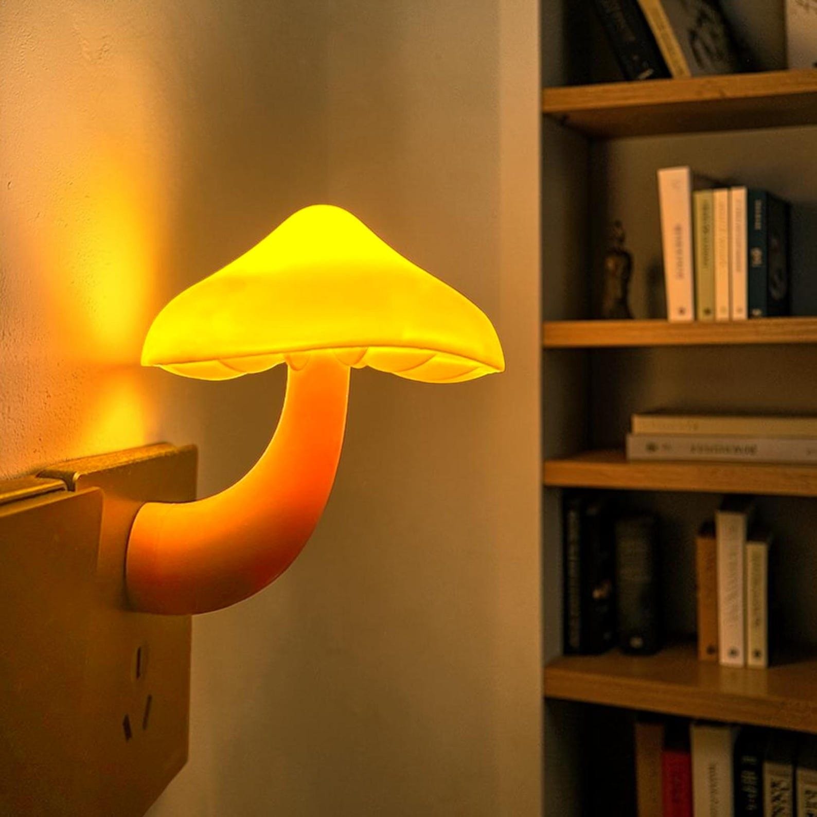 Ye olde color-changing LED mushroom night light