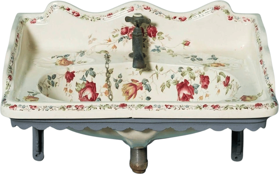 Antique English Transfer Printed Wash Basin