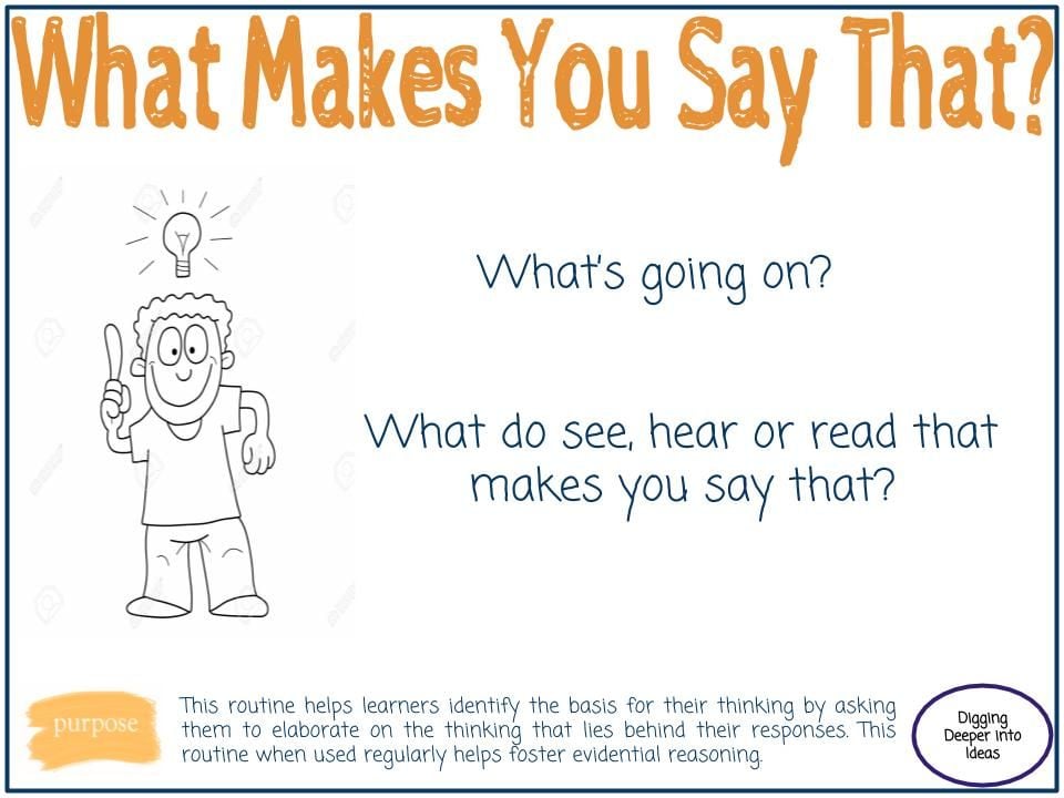 “What makes you say that?”
