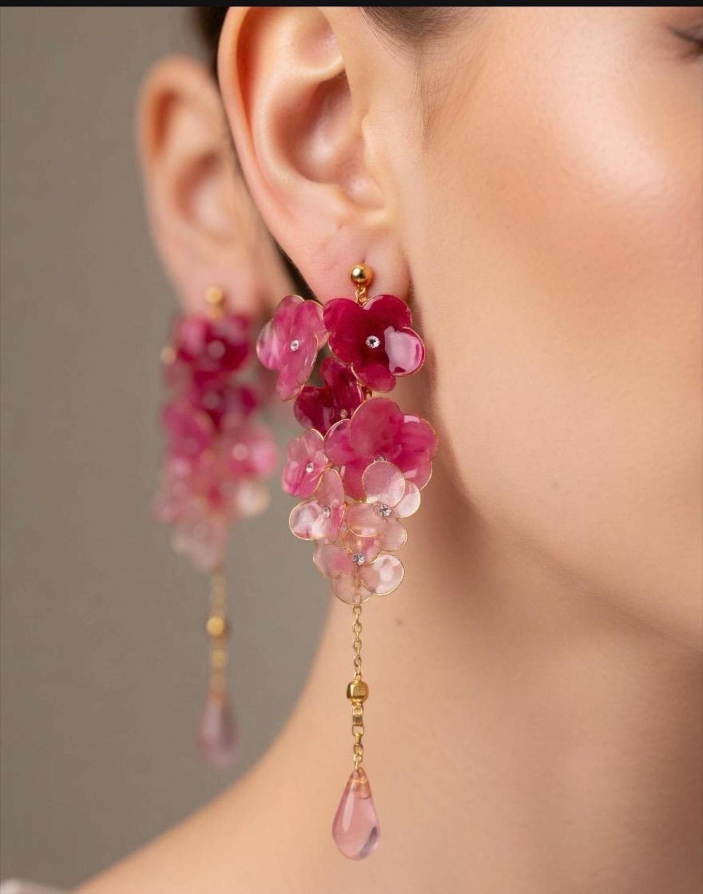 Cherry Blossom Dangle Earrings