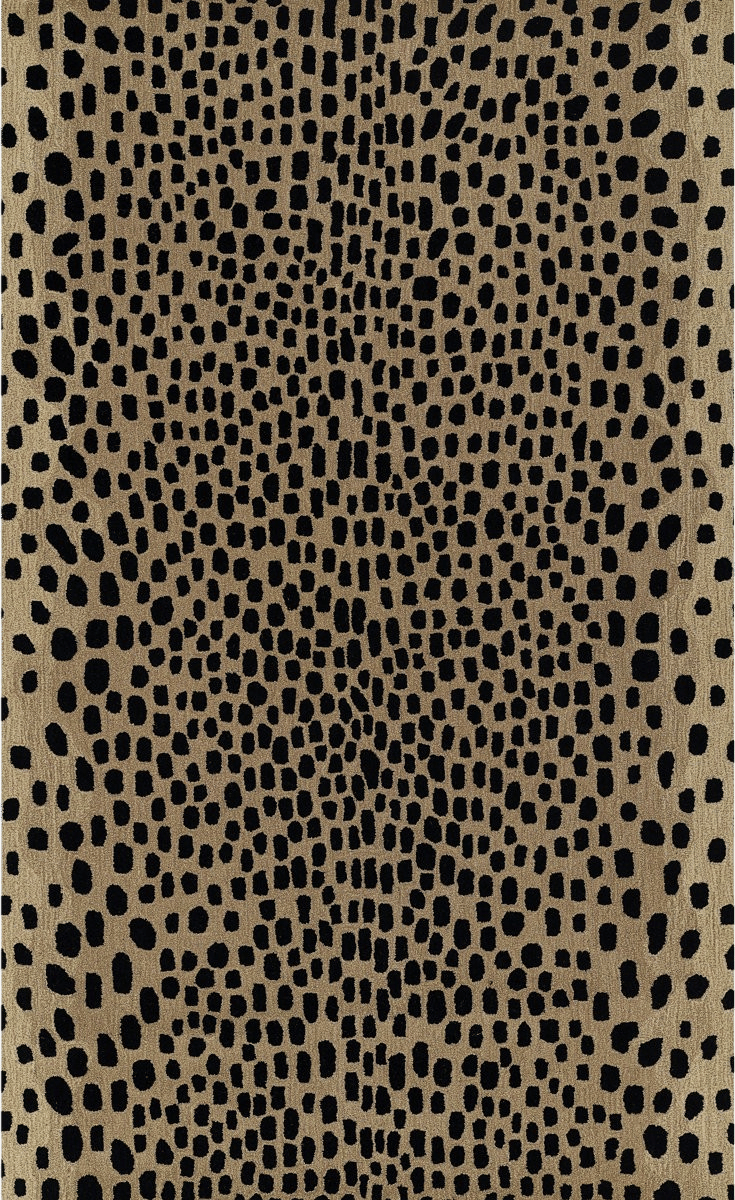 Hand Tufted Wool Animal Print Rug