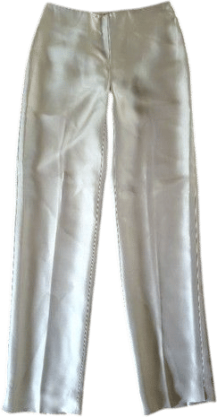 Ann Taylor 100% Silk Mid Rise Tapered Pants