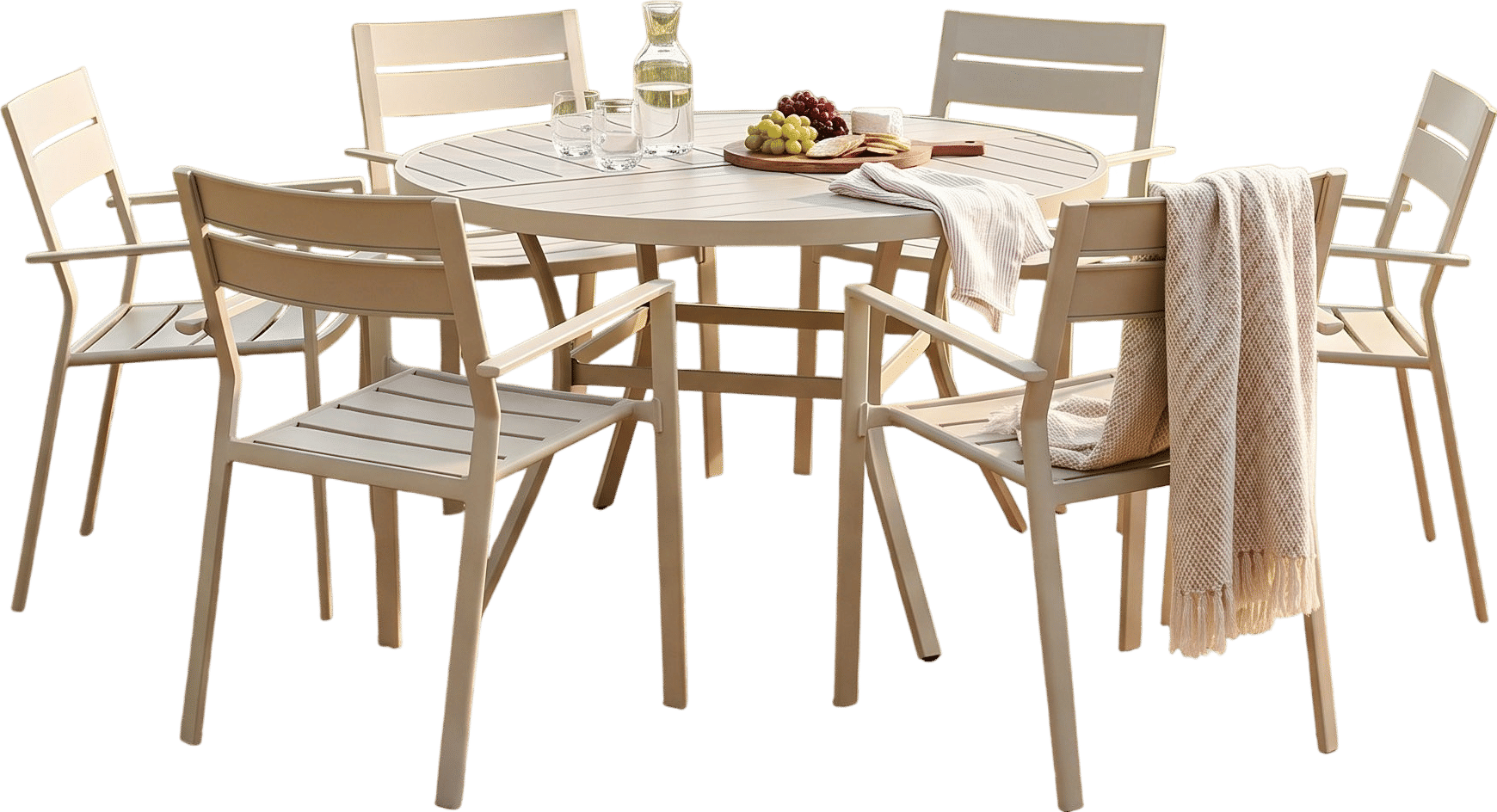 Carlotta 6-Person Patio Dining Set