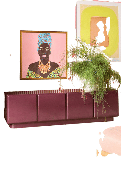 Glossy TV Stand