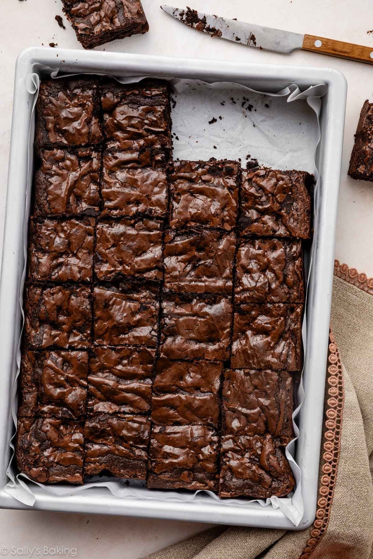 Big Batch Fudgy Brownies Recipe