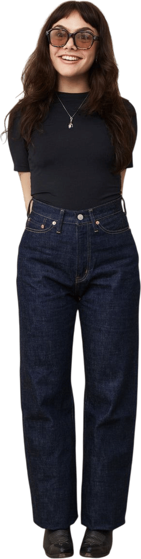 High-Waisted Jeans