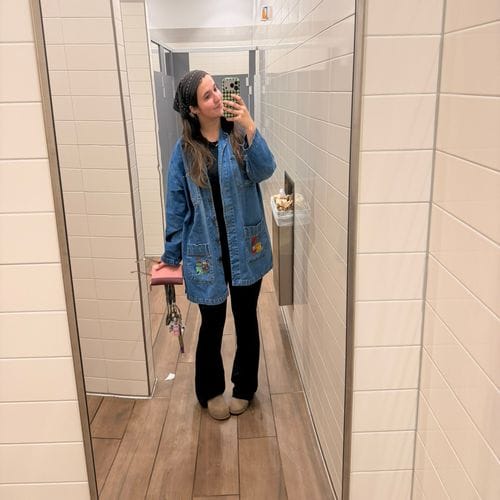 bringing back embroidered denim jackets