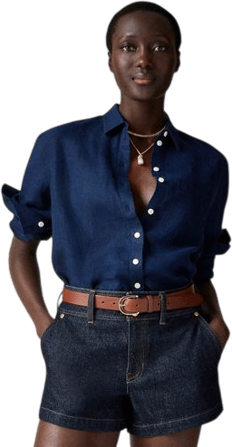 Linen Button-Down Shirt