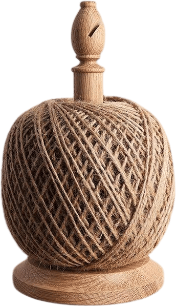 Twine Stand with Cutter