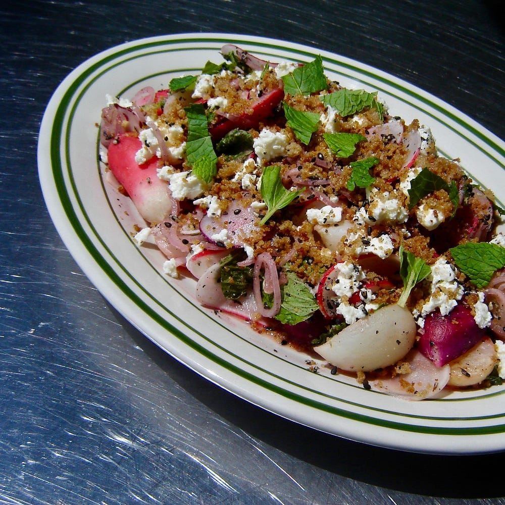 Brown Butter Radishes + Black Sesame Salad Recipe