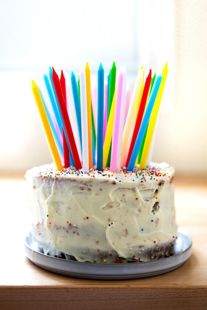 One-Bowl Buttermilk Birthday Cake Recipe
