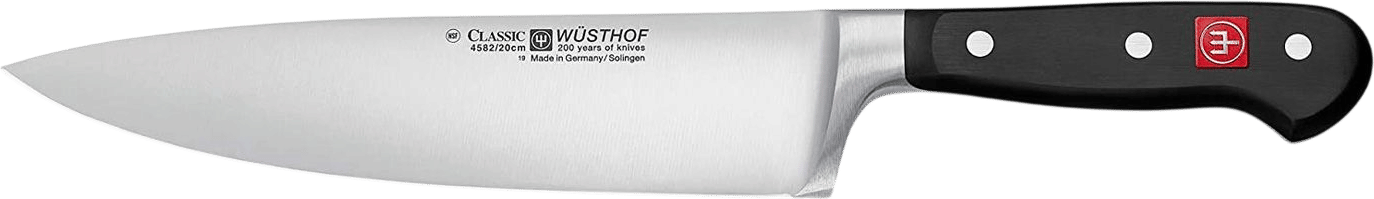 a really sharp chef's knife