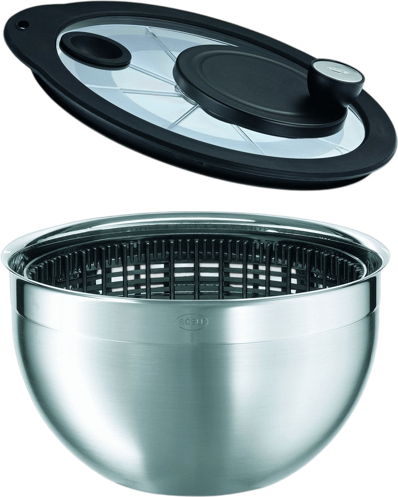 Rösle Salad Spinner with Glass Lid