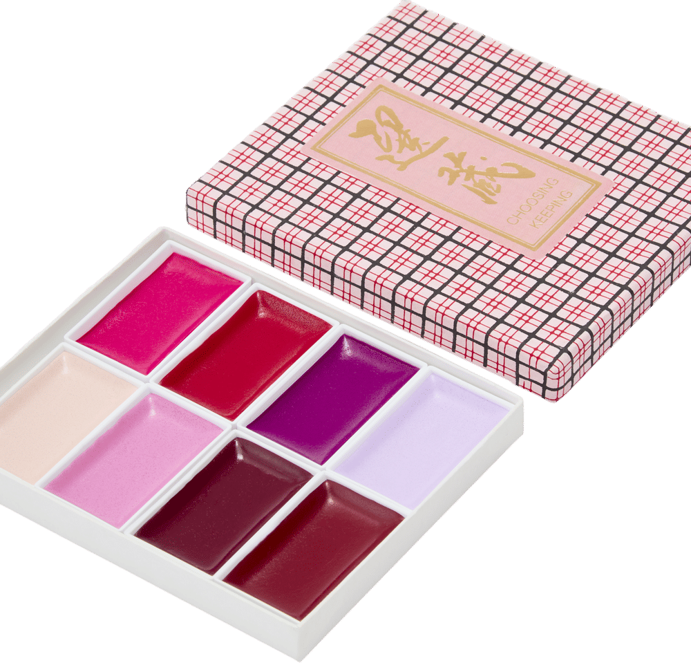 Choosing Keeping Japanese Colorama 8 Colour Watercolour Set (Pinks)