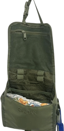 Travel toiletry caddy as diaper bag