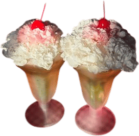 carnation flower milkshake