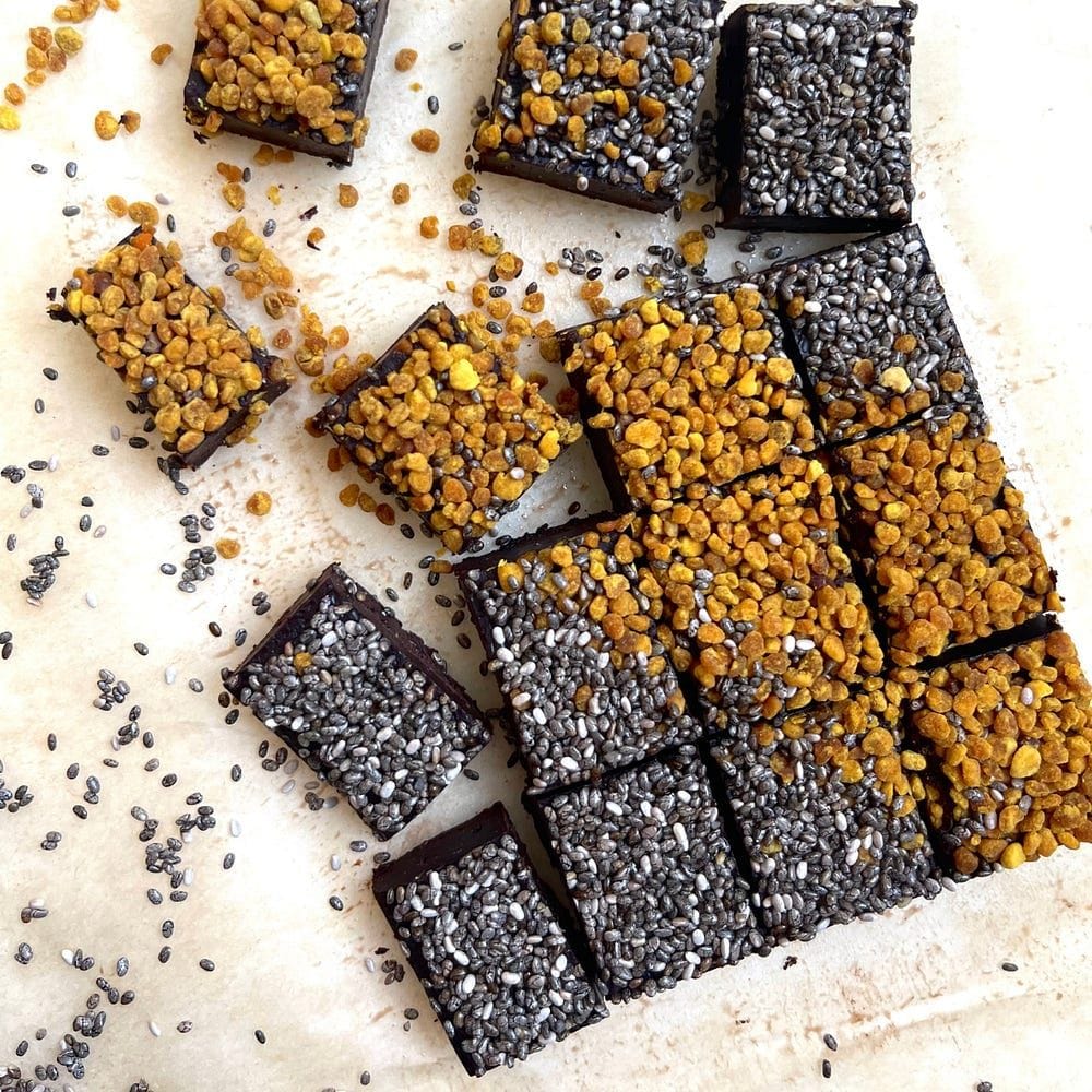 Raw Tahini Brownie Bites