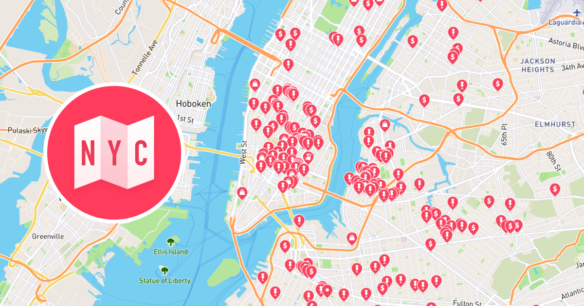 NYC Vintage Map