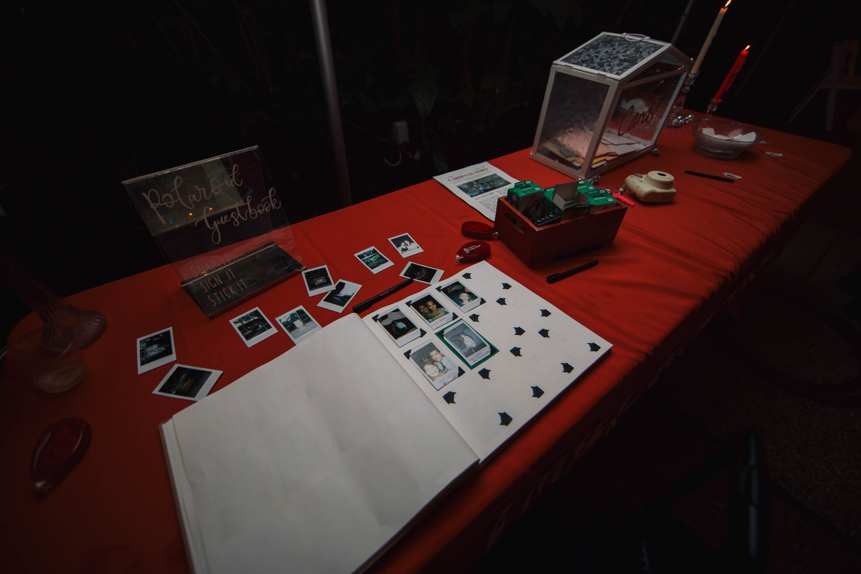 A photo guest book
