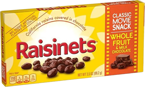 Raisinets Milk Chocolate Covered California Raisins