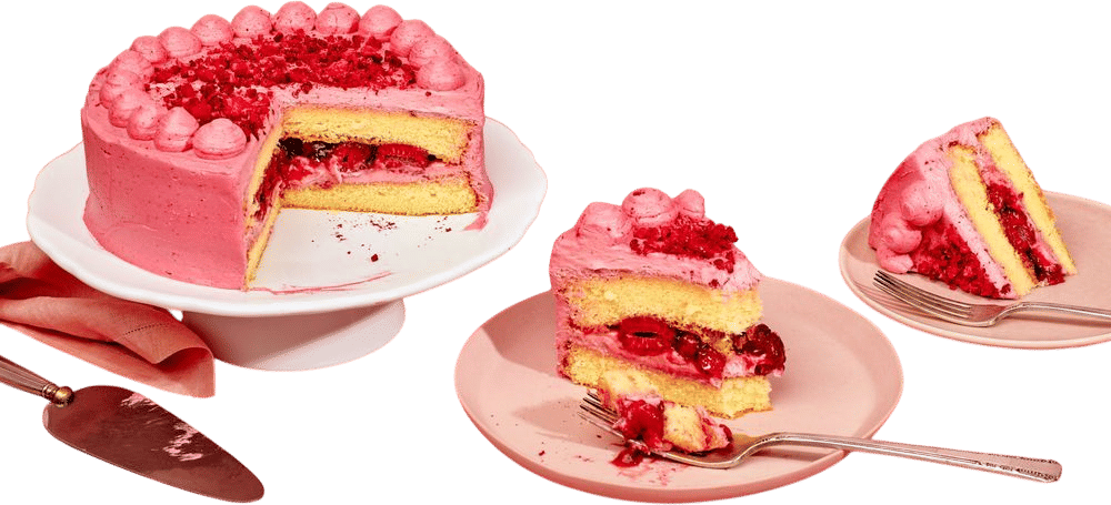 Raspberry Cream Cake Recipe