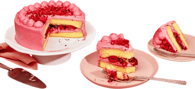Raspberry Cream Cake Recipe