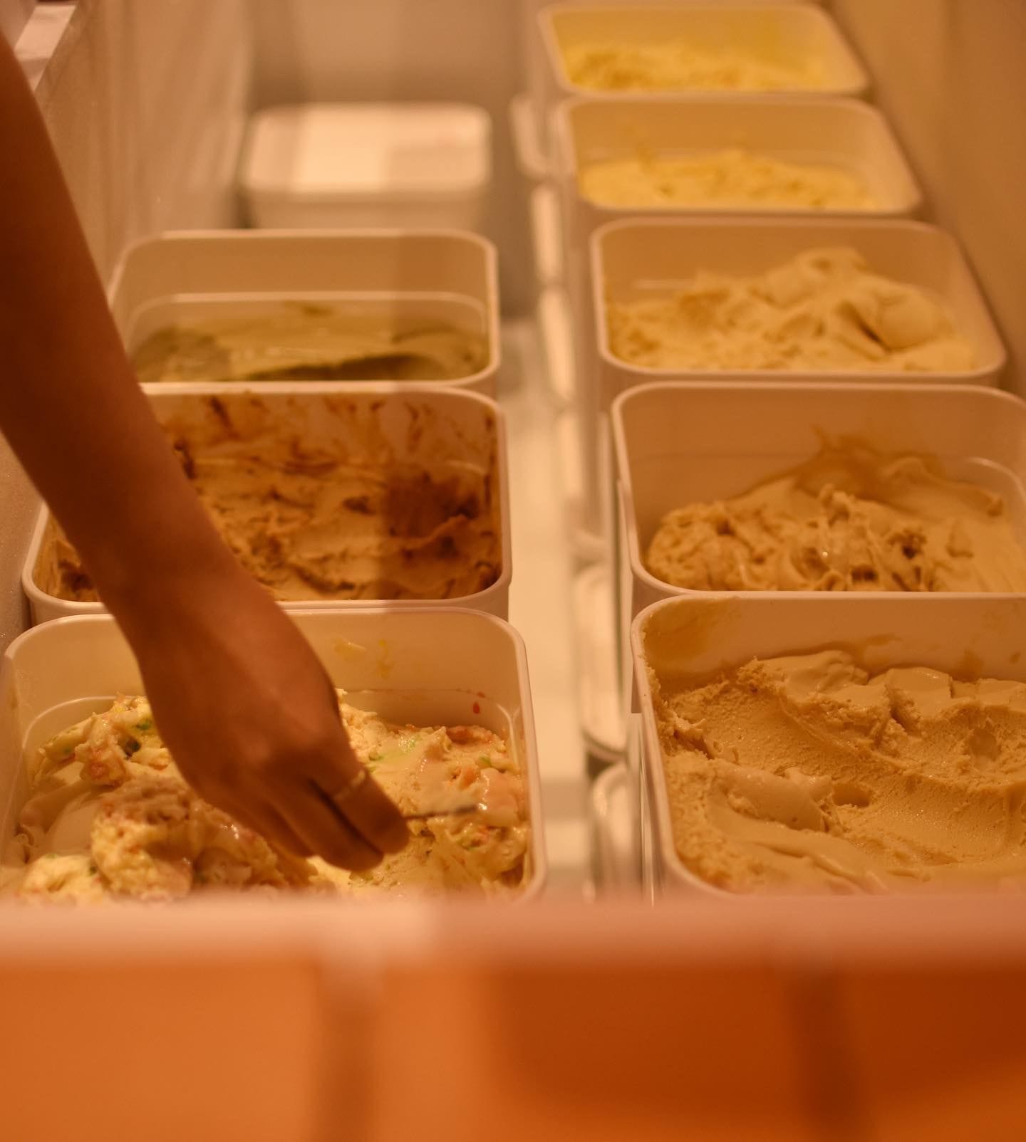 Salted Lemon Curd, Lemon Cream, Salty Crispy Crackers Ice Cream